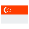 The flag of Singapore.